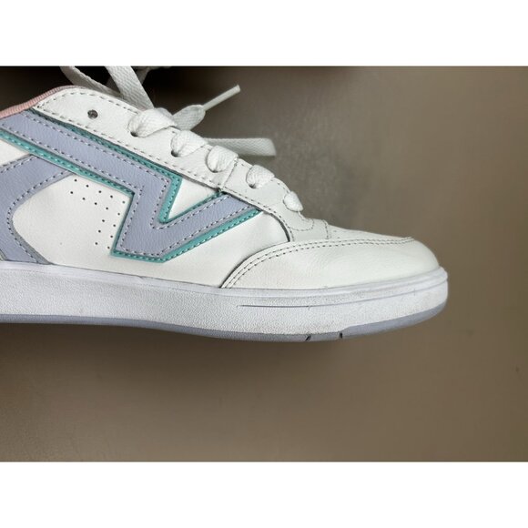 Vans Lowland ComfyCush Sneakers Women 11 Mens 9.5 White Rose Lace-Up Shoe 721356 - Picture 11 of 14